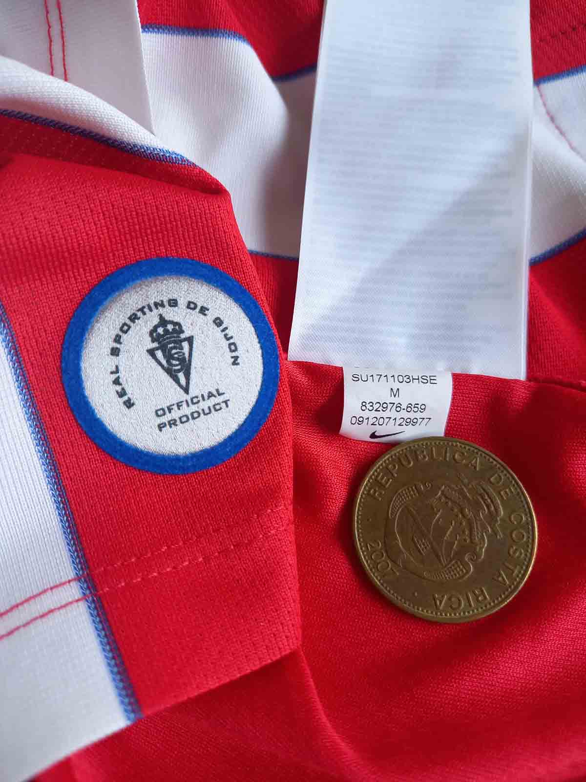 Sporting Gijon 2017/18 Home Shirt Tags 832976-659
