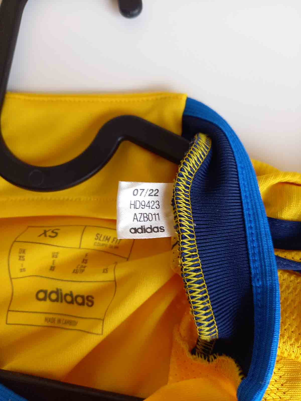 Sweden 2022/23 Home Shirt Tags HD9423