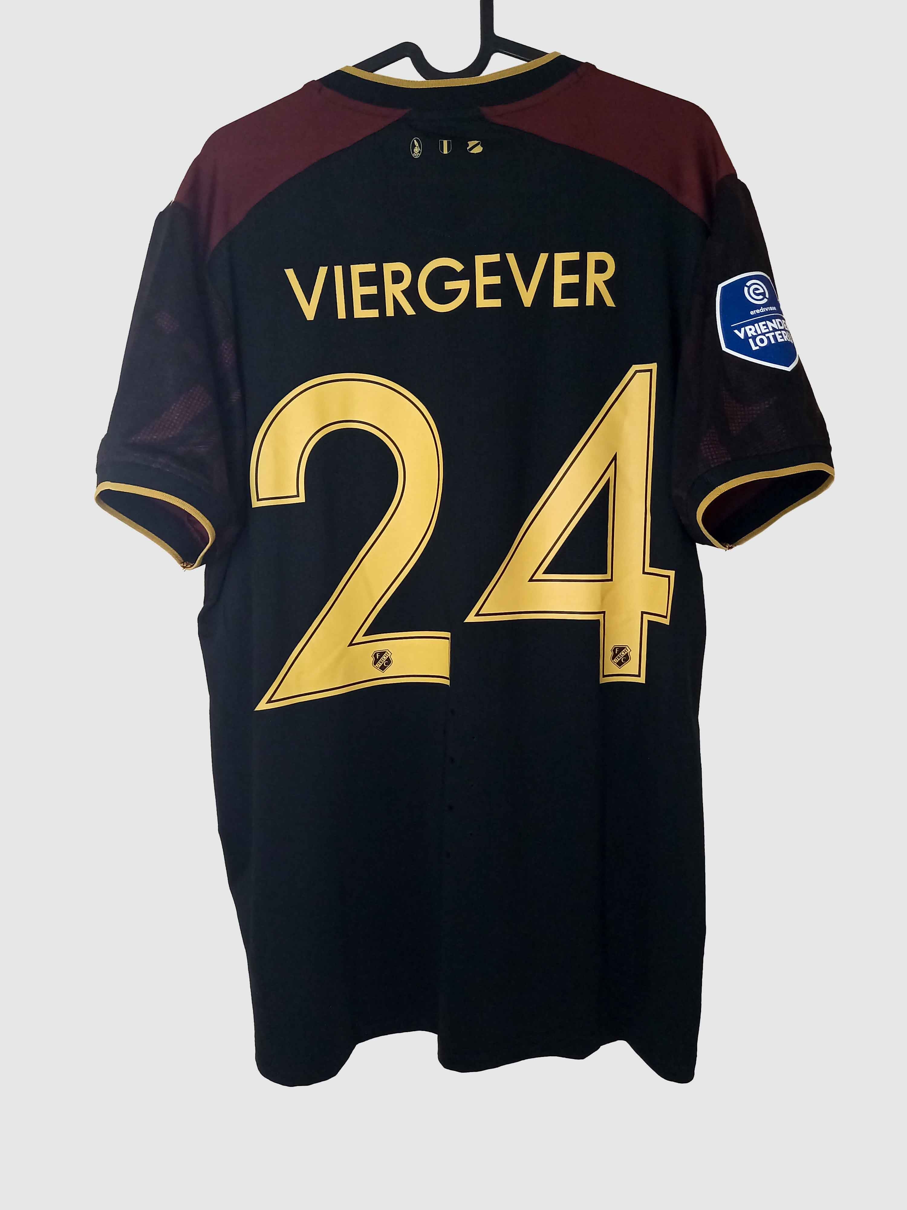 Utrecht 2023/24 Away Shirt Player Version Viergever Back
