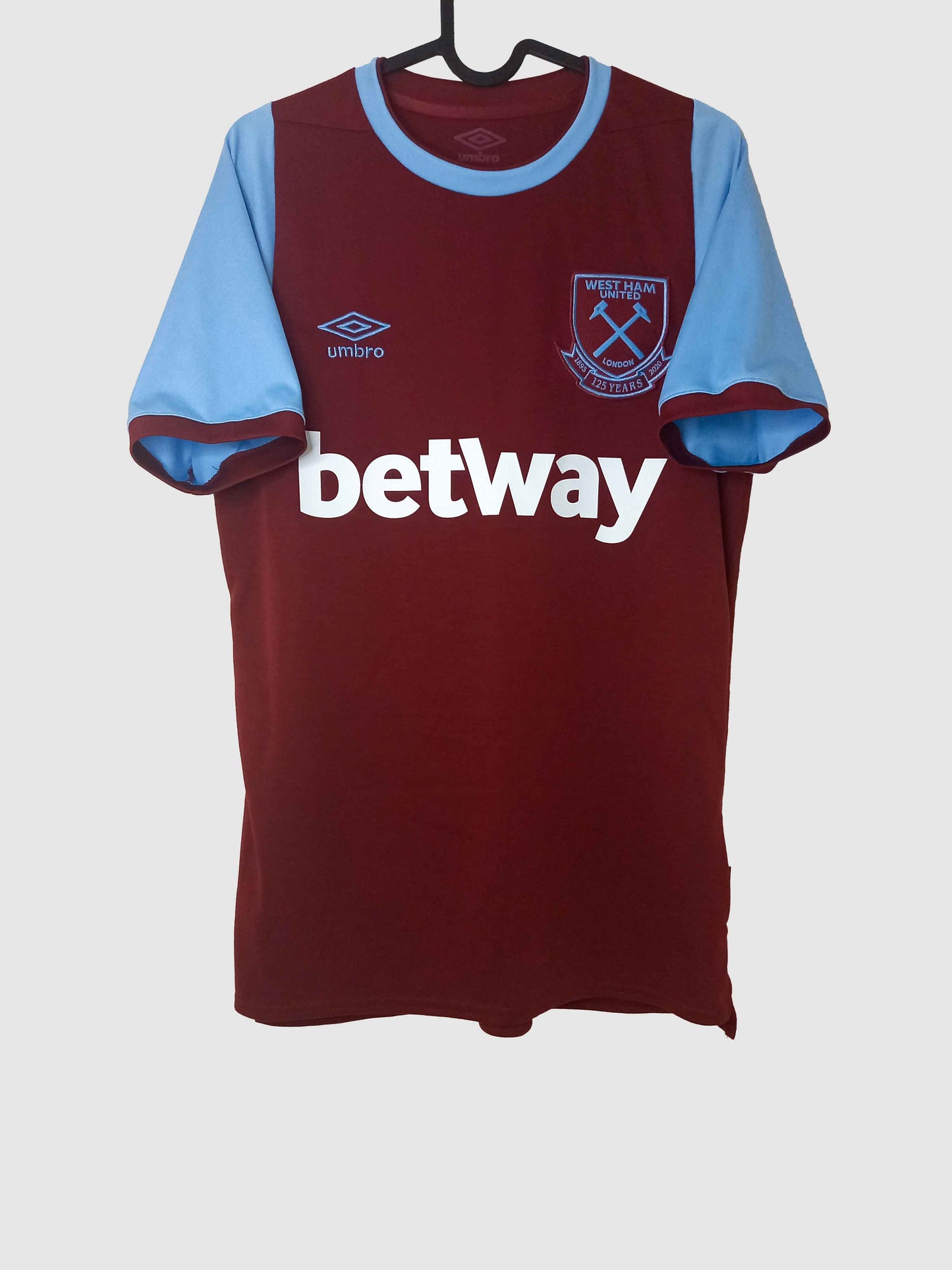 West Ham United 2020/21 Home Shirt Front