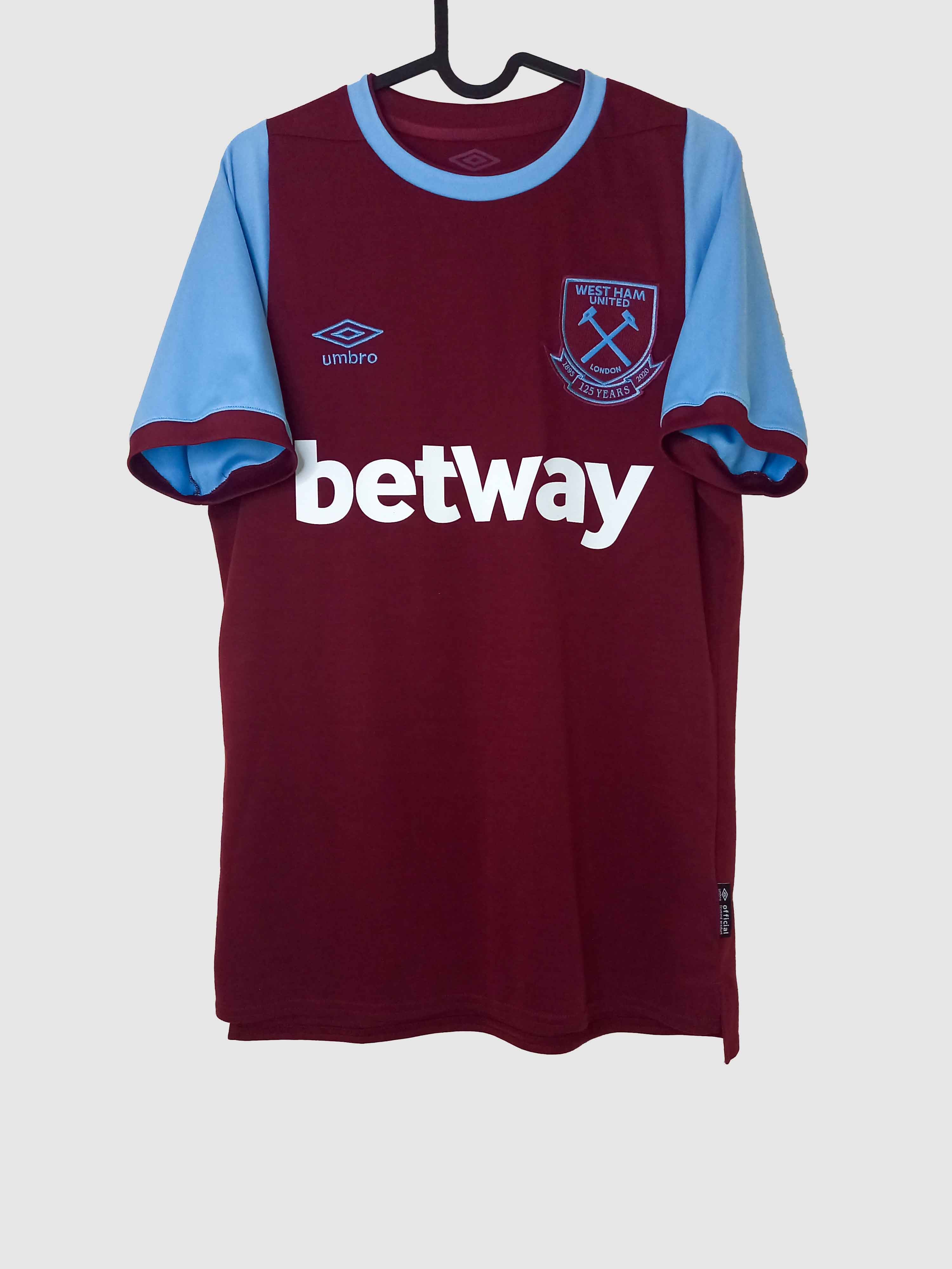 West Ham United 2020/21 Home Shirt Haller Front