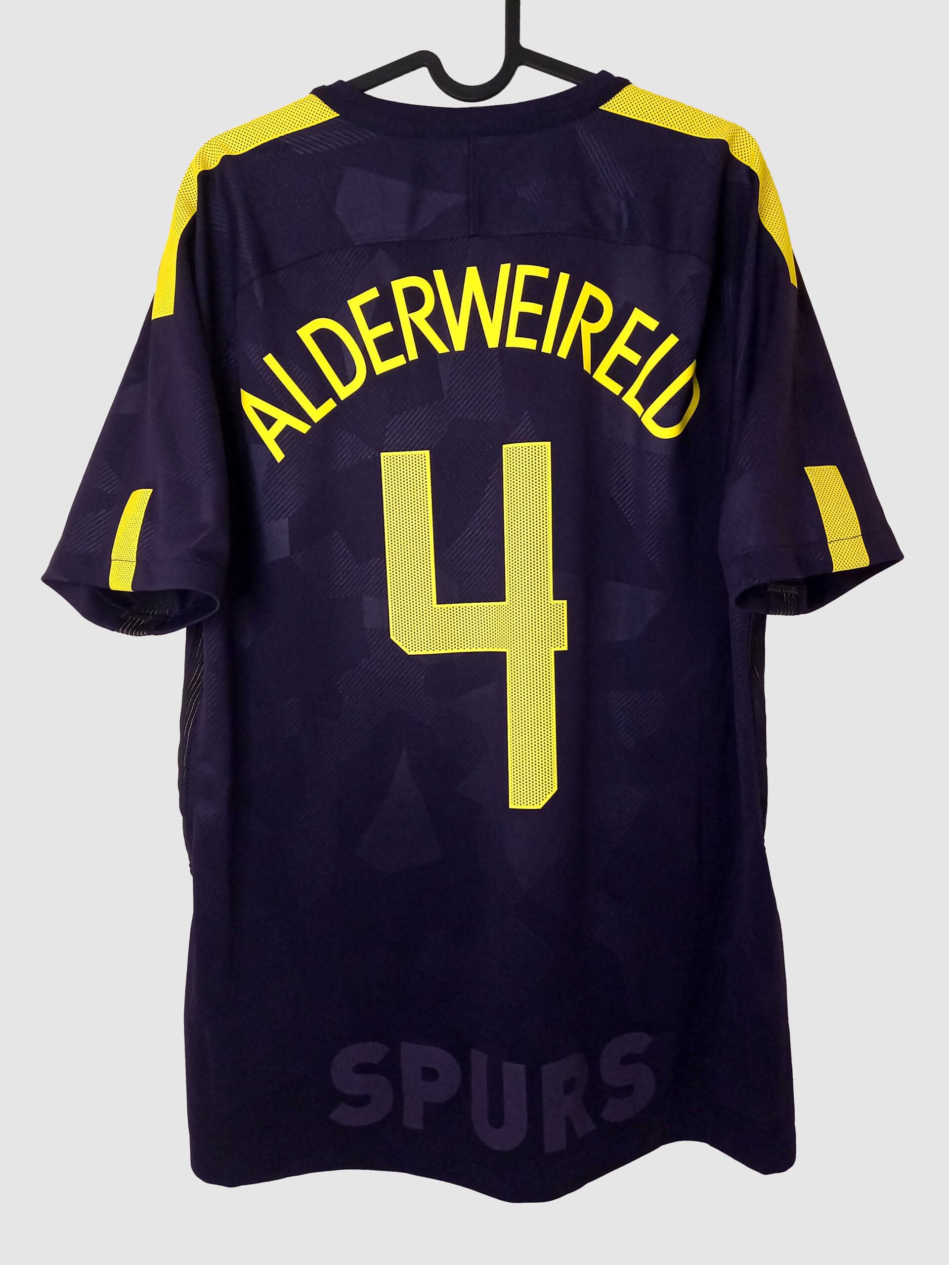 Tottenham Hotspur 2017/18 Third Shirt Alderweireld #4 (L-Mint)