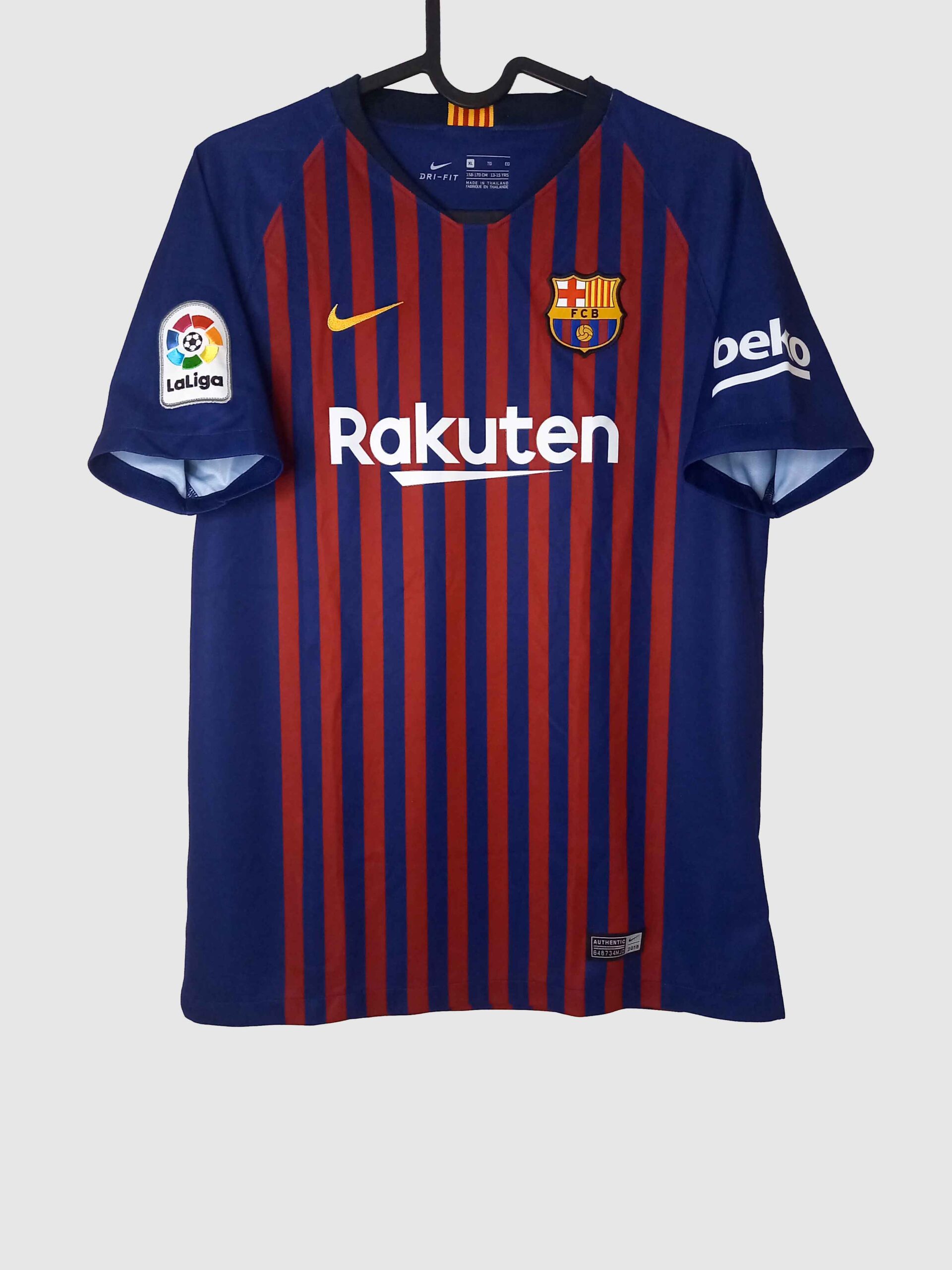 Barcelona 2018/19 Home Shirt (Kids XL-Mint)