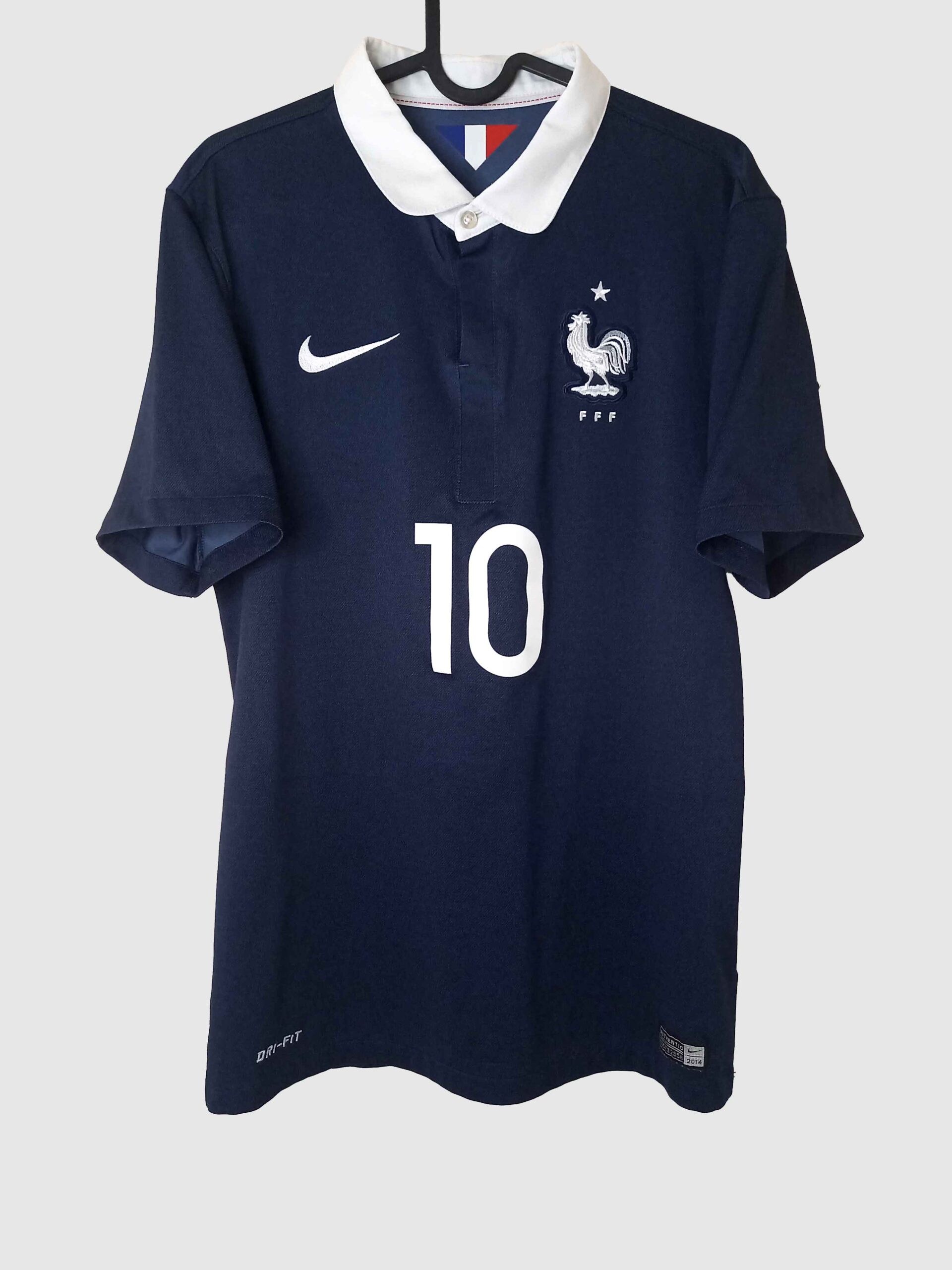 France 2014/15 Home Shirt Benzema #10 (S-Excellent)