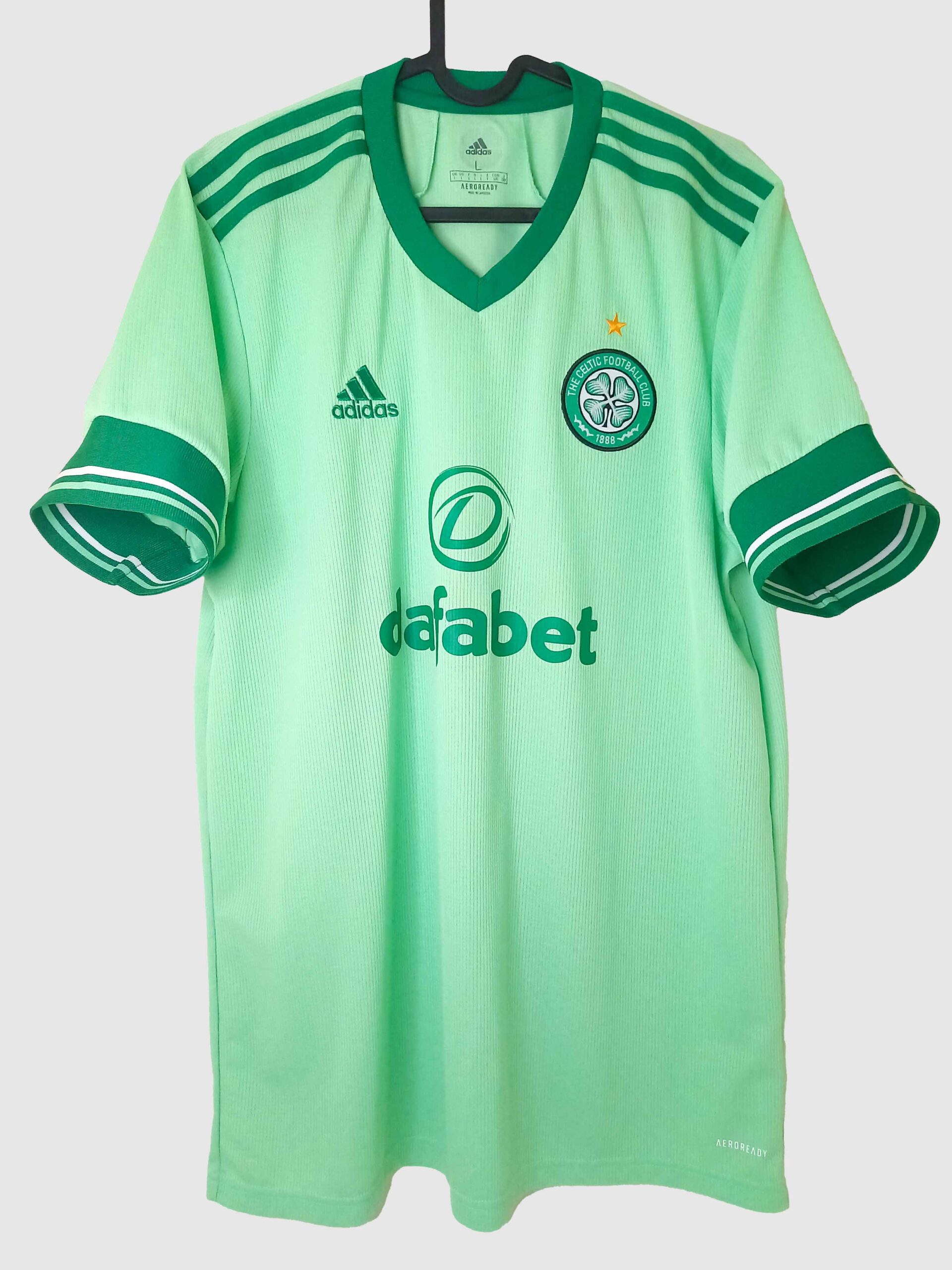 Celtic 2020/21 Away Shirt (L-Mint)