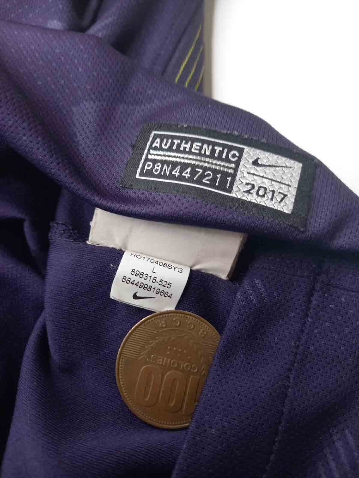 Tottenham Hotspur 2017/18 Third Shirt Alderweireld #4 (L-Mint)