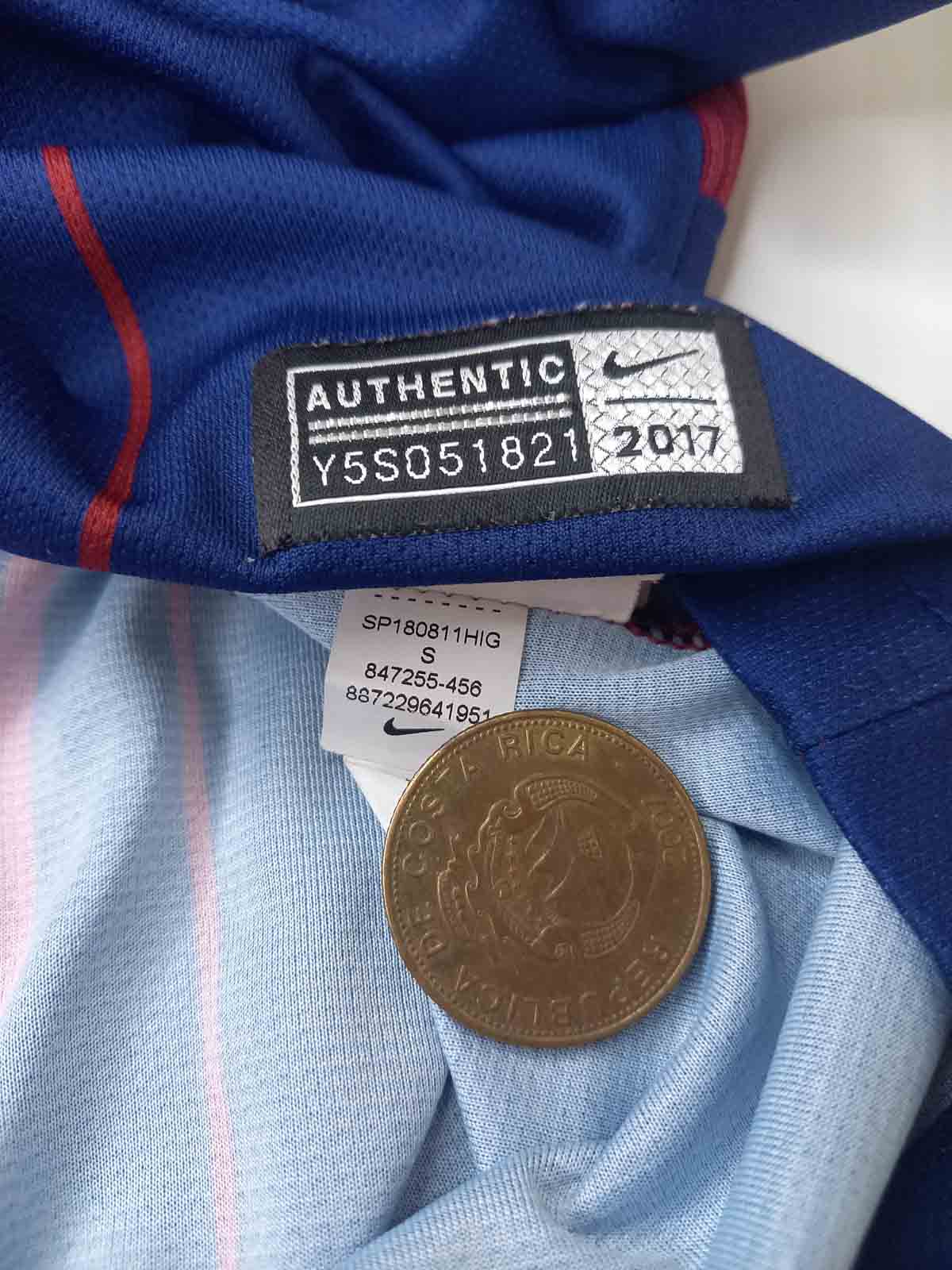 Barcelona 2017/18 Home Shirt (S-Mint)